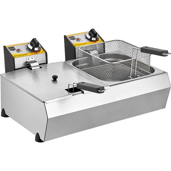 Remta R102 Fritöz, Çift Hazneli, 8+8 Litre, Elektrikli