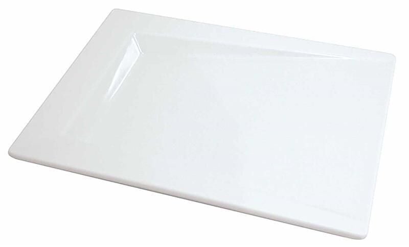 Globy Açık Büfe Dikdörtgen Sunum Tabağı 26x24 cm