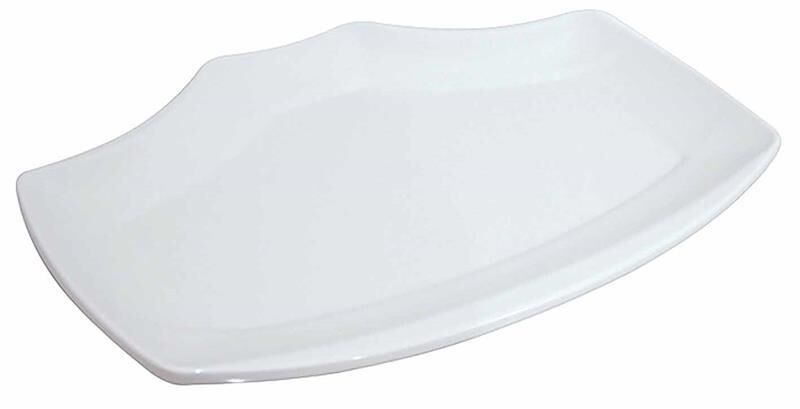 Globy Açık Büfe Dikdörtgen Sunum Tabağı 36x25 cm