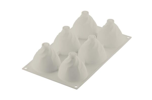 Silikomart Cream Silikon Kek Kalıbı 6'lı - 26.343.13.0065