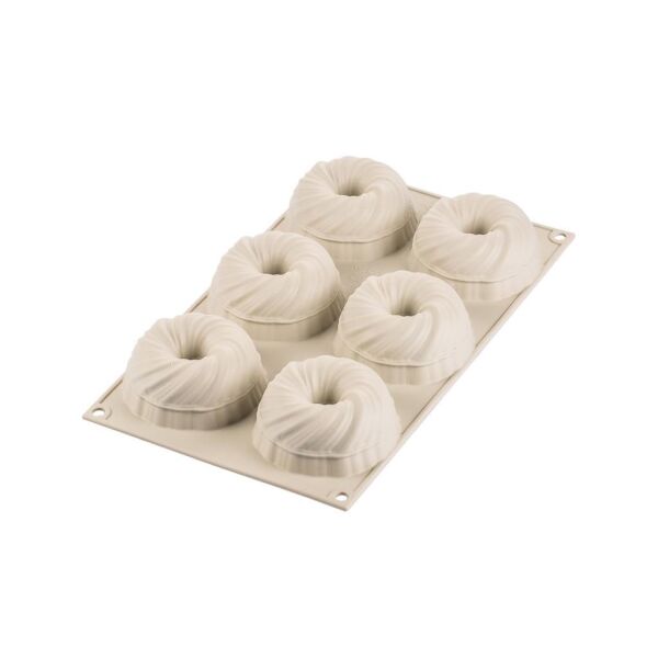 Silikomart Mini Interccıo Silikon Kek Kalıbı 6'lı