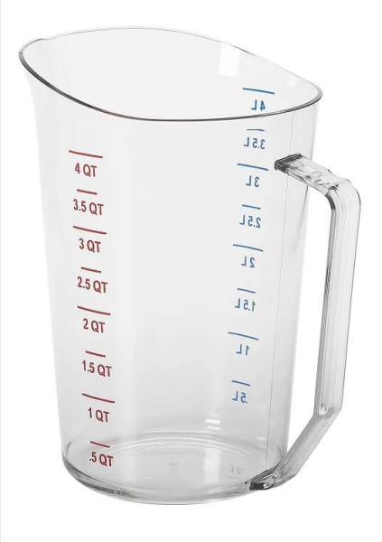Cambro 400MCCW Camwear Polikarbon Ölçü Kabı 4 Lt