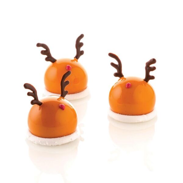 Silikomart Dolce Tartufo Tatlı Truflu Silikon Kek Kalıbı 6'lı