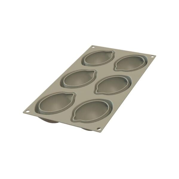 Silikomart Delizia Al Limone Limon Silikon Kek Kalıbı 6'lı - 26.261.13.0065