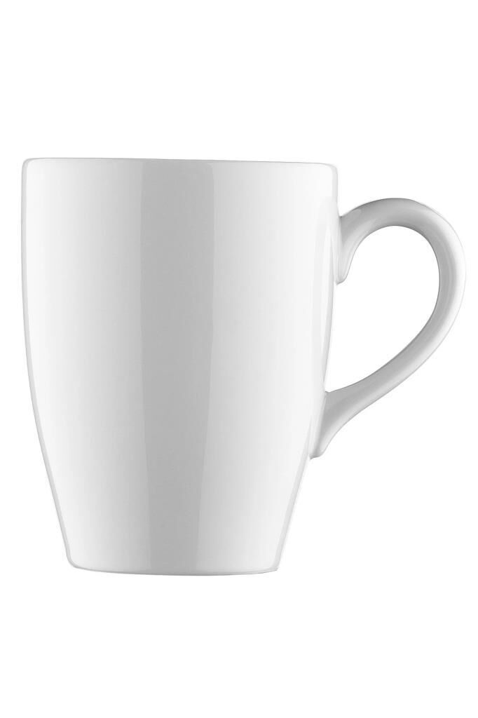 Kütahya Porselen LM01MG Lima Mug Bardak, Kupa Dekorsuz 240 cc