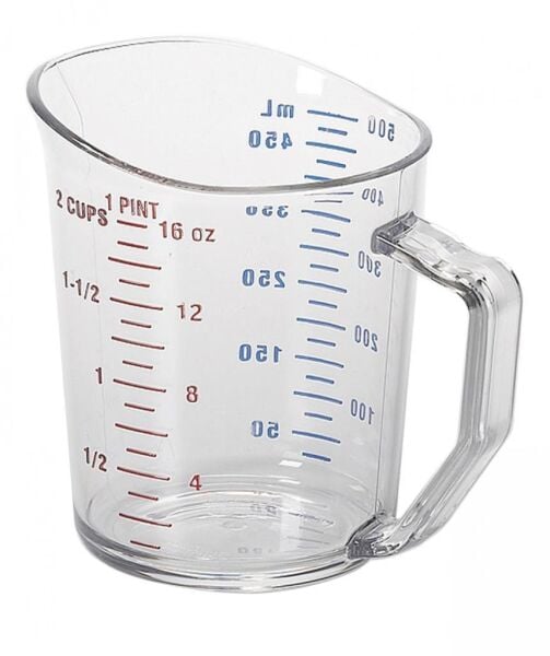 Cambro 50MCCW Camwear Polikarbon Ölçü Kabı -0,5 lt