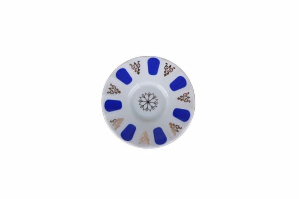 Porland Porselen 122912 Mavi Ergonomik Çay Tabağı 12 cm 12'li