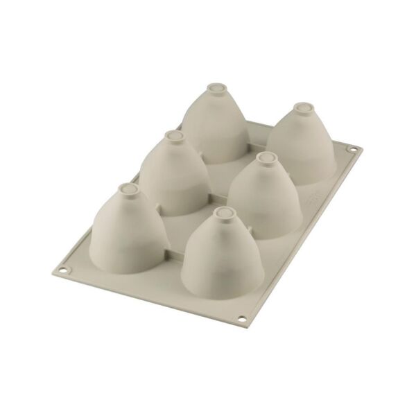 Silikomart Fragole E Panna Çilek ve Krema Silikon Kek Kalıbı 6'lı