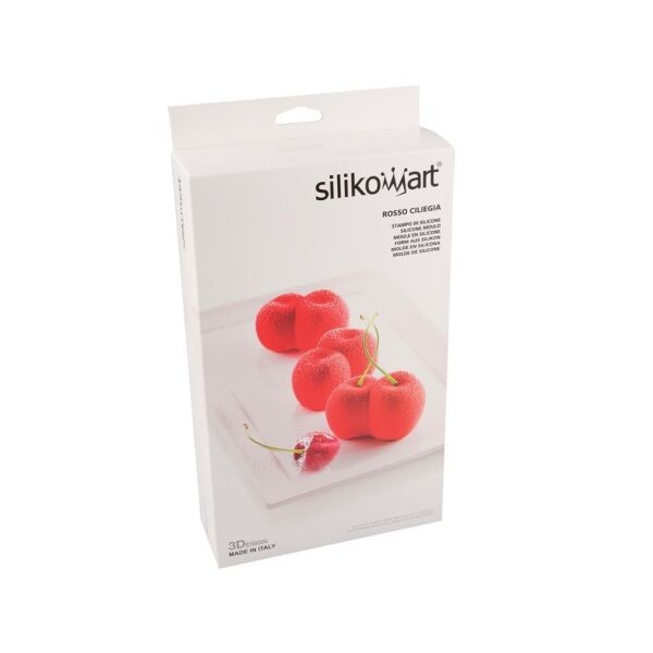 Silikomart Rosso Ciliegia Kiraz Silikon Kek Kalıbı 6'lı - 26.260.13.0065